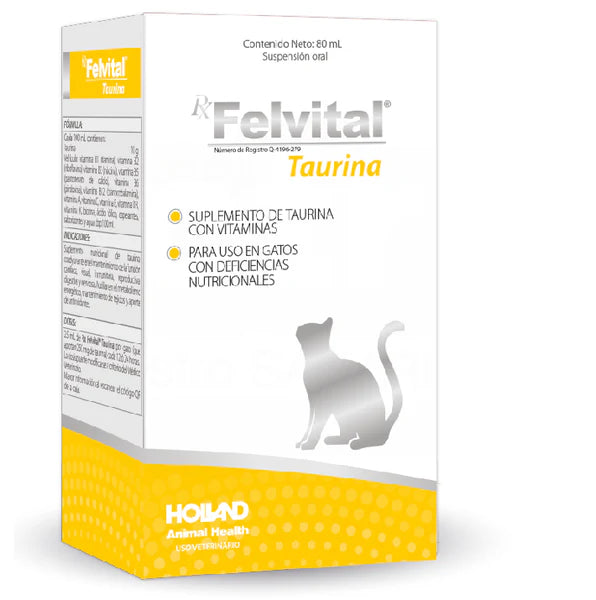 Felvital Taurina Suspensión Oral 80 ML - Holland Felvital Taurina Suspensión Oral 80 ML - Holland